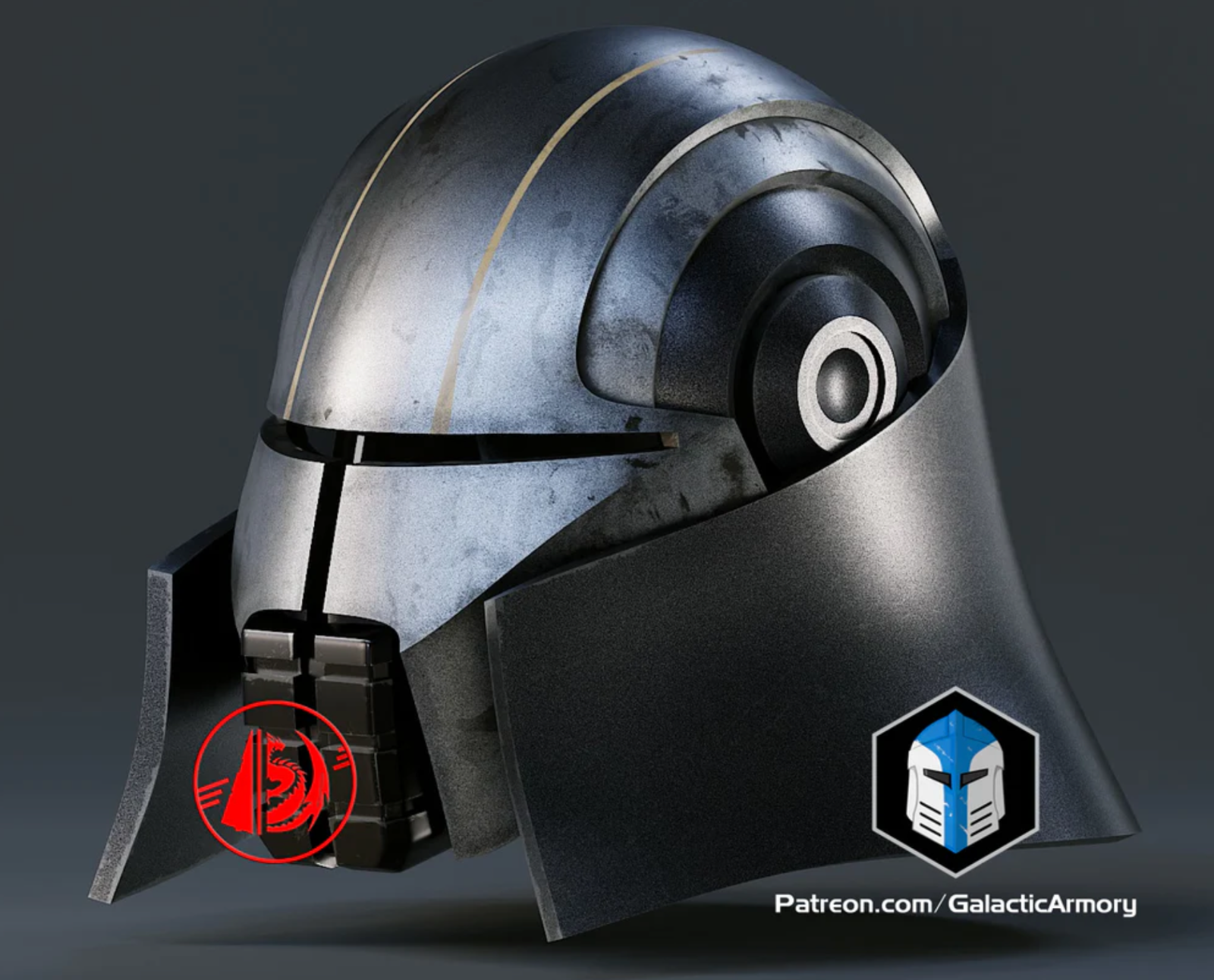 Lord Starkiller Helm Star Wars Life Size | 3D Cosplay Prop DIY Helmet3