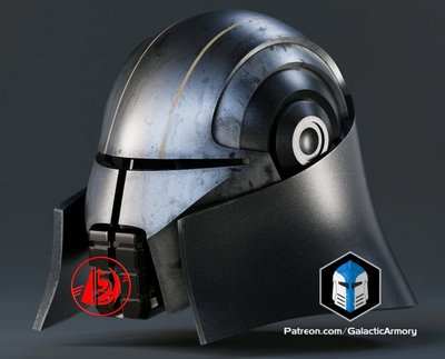 Lord Starkiller Helm – Star Wars Cosplay DIY Kit – Ansicht 4