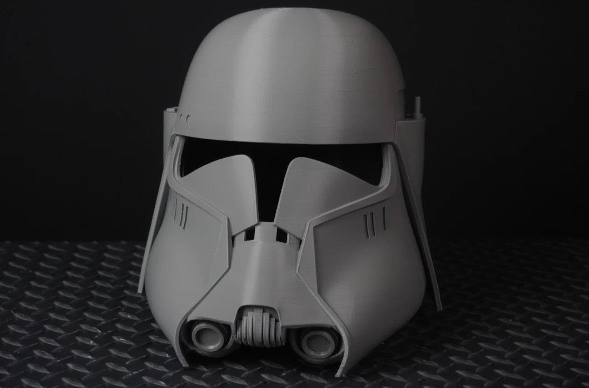Star Wars Commander Bacara Clone Phase 2 Helmet Life Size | 3D Cosplay Prop1