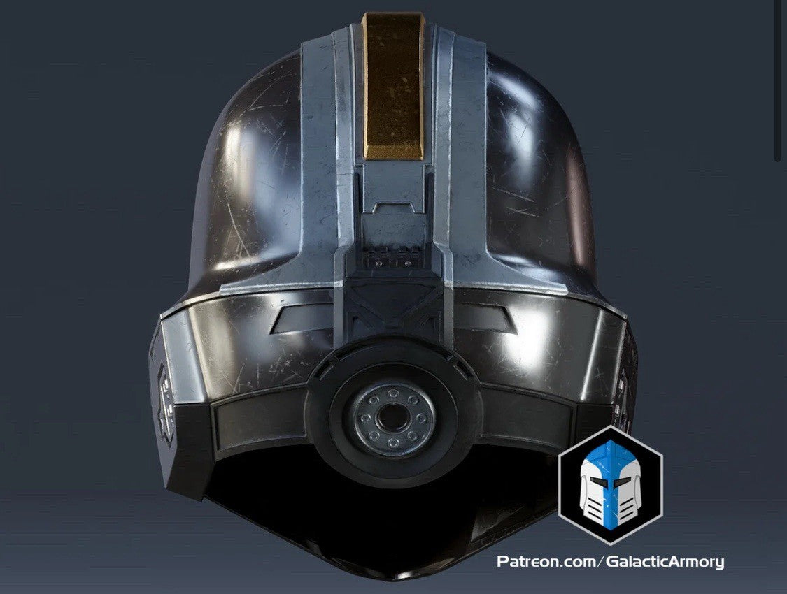 Helldivers 2 Hero of the Federation Helm Cosplay DIY Maßstab 1:111