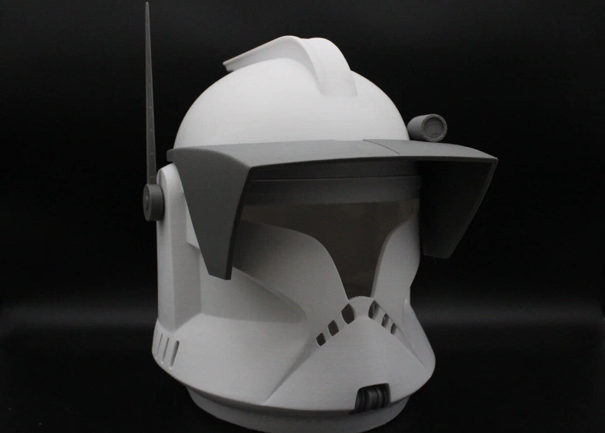 Clone Trooper Helm Phase 1 Commander/Captain Star Wars DIY Cosplay Maßstab 1:10