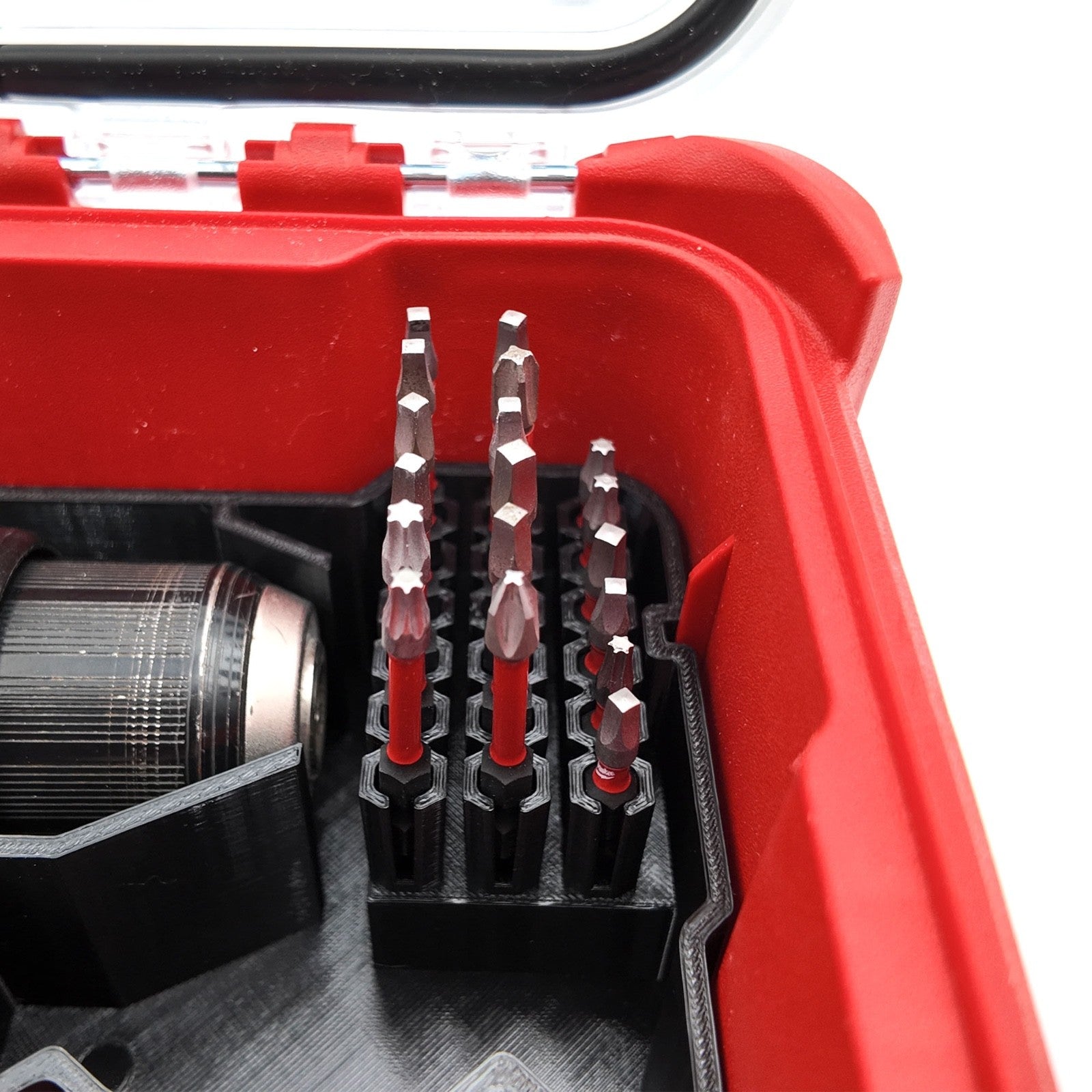 Milwaukee M18 Bohrschrauber Organizer Einsatz – Packout Compact 3D Druck2
