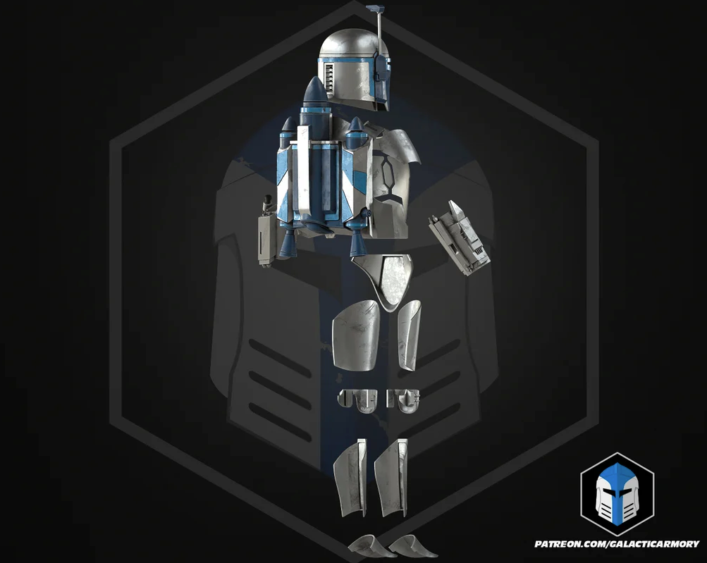 Jango Fett Jetpack inspiriert von Star Wars Life Size | Cosplay FanProp DIY Kit4