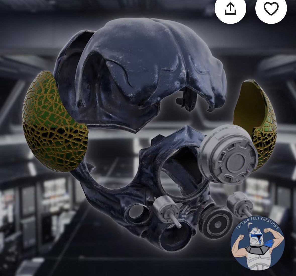 4-LOM Kopf/Helm Star Wars Cosplay DIY1