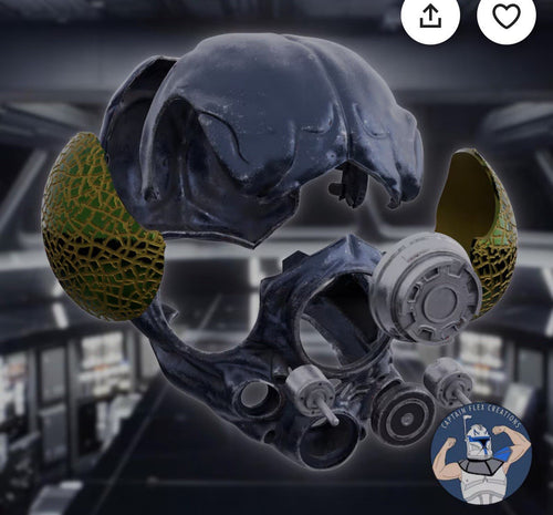 4-LOM Kopf/Helm Star Wars Cosplay DIY1