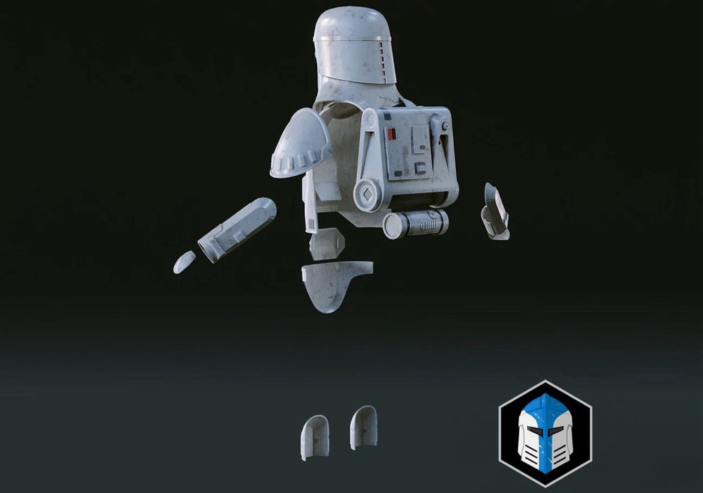 Snow Trooper Rüstung ohne Helm Star Wars DIY Cosplay Maßstab 1:14