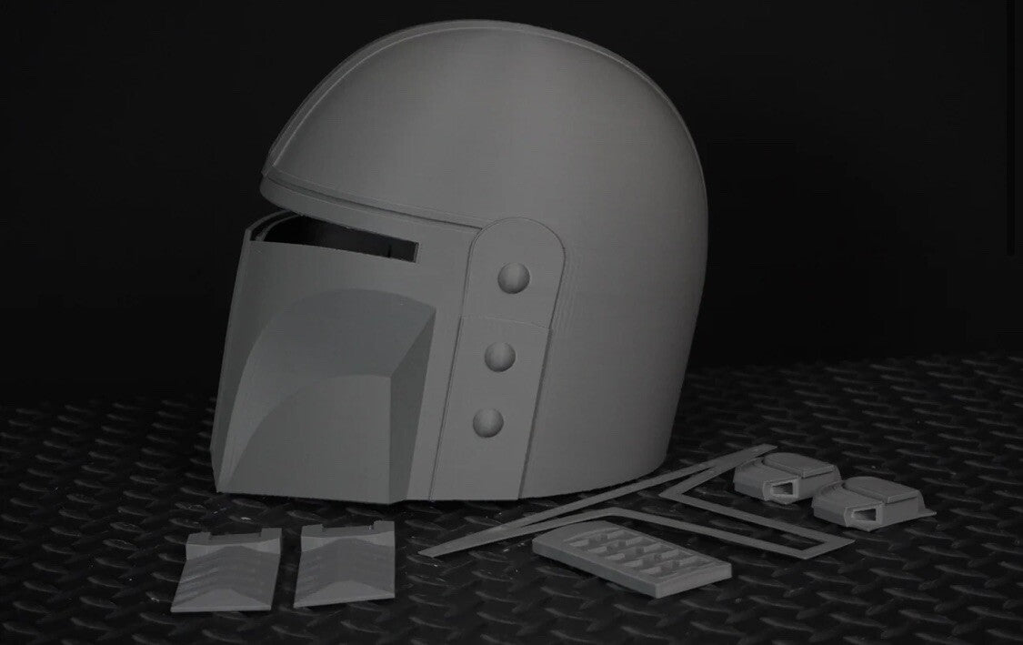 Star Wars Mandalorian Din Djarin Helmet Life Size | 3D Cosplay Prop DIY6