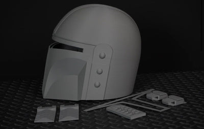 Mandalorian Din Djarin Helm – Star Wars Cosplay DIY Kit – Ansicht 7