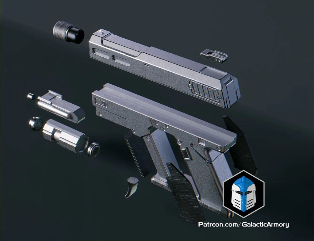 Helldivers 2 Peacemaker Blaster Pistol Life Size | 3D Cosplay Prop DIY5