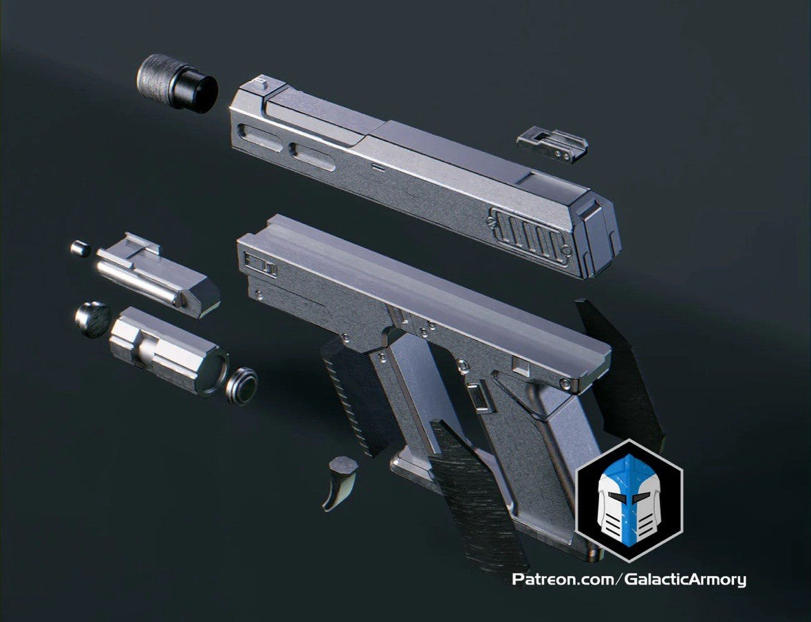 Helldivers 2 Peacemaker Blaster Pistol Life Size | 3D Cosplay Prop DIY5