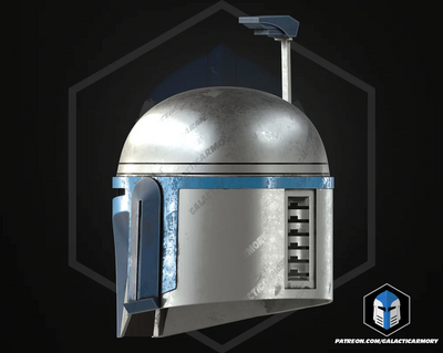 Jango Fett AOTC Fan Helm – Star Wars Cosplay DIY Kit – Ansicht 6