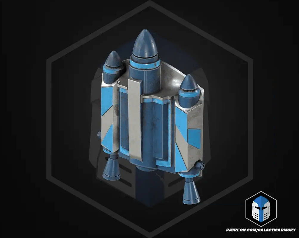 Jango Fett Jetpack inspiriert von Star Wars Life Size | Cosplay FanProp DIY Kit0