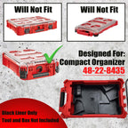 Milwaukee M18 Flex /Winkelschleifer Organizer Einsatz – Packout Compact 3D Druck5