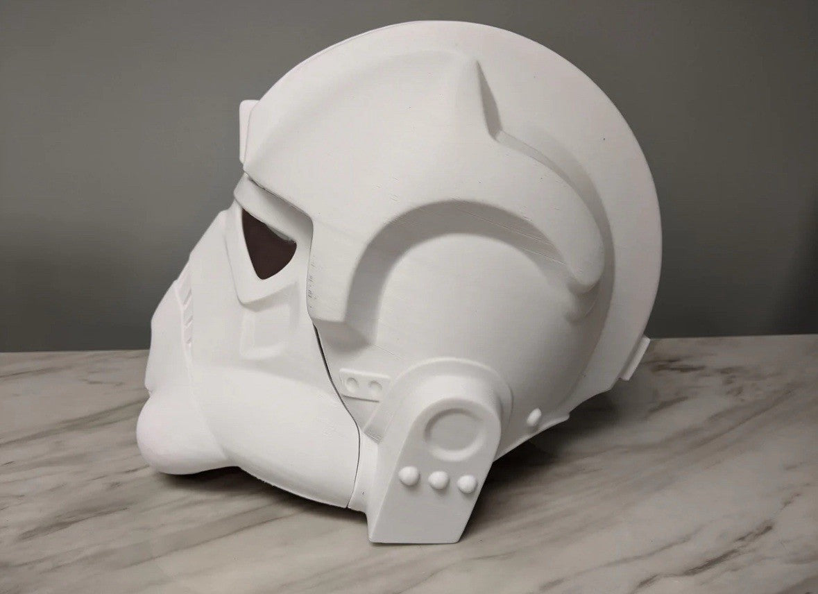 Tie Fighter Pilot Helmet Star Wars Life Size | 3D Cosplay Prop DIY5