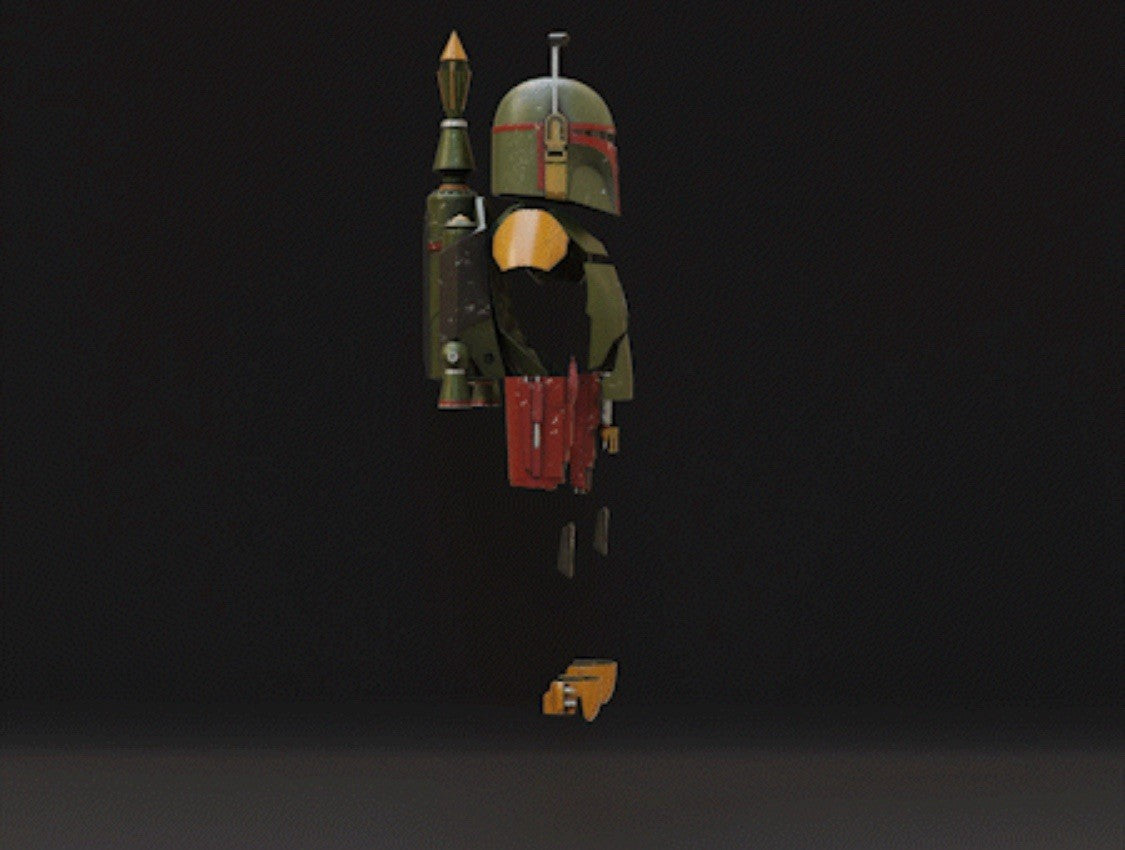 Boba Fett Rüstung mit Helm Book of Boba Fett Star Wars DIY Maßstab 1:1 Cosplay4