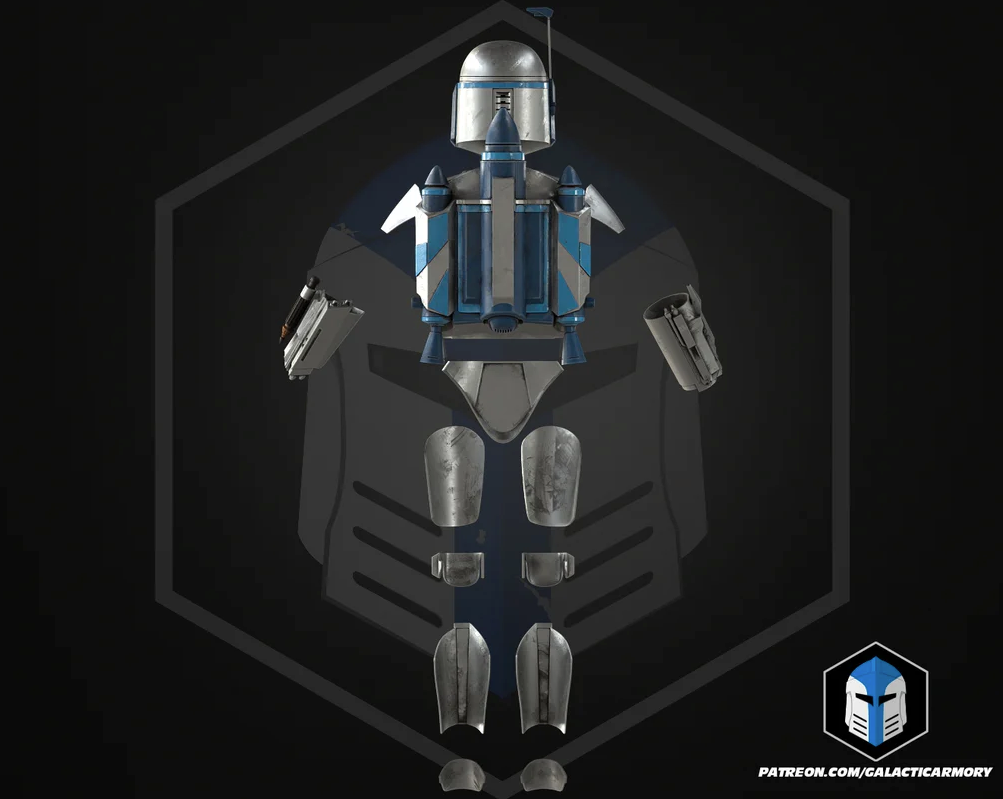 Jango Fett Jetpack inspiriert von Star Wars Life Size | Cosplay FanProp DIY Kit3