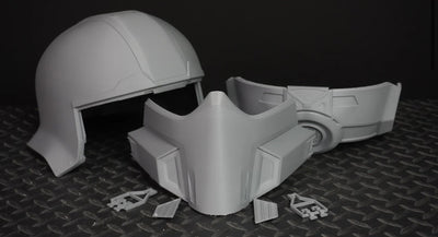 B01 Tactical Helm – Helldivers 2 Cosplay DIY Kit – Ansicht 3