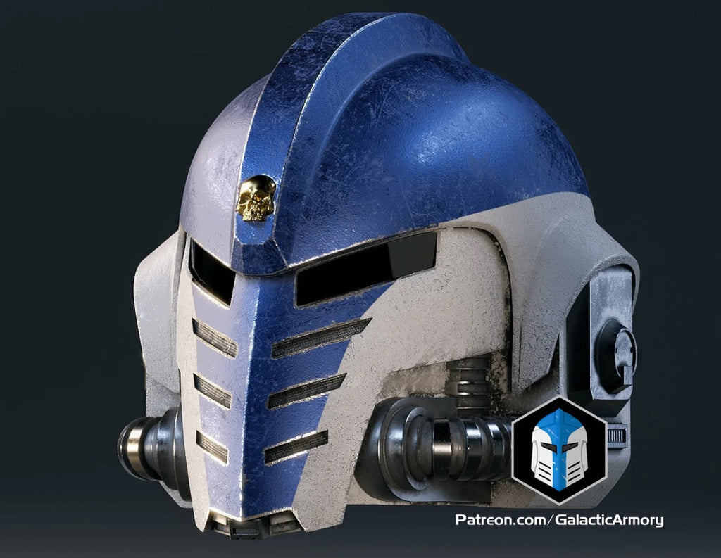 Warhammer 40K Galactic Armorer Helmet Cosplay DIY Maßstab 1:10