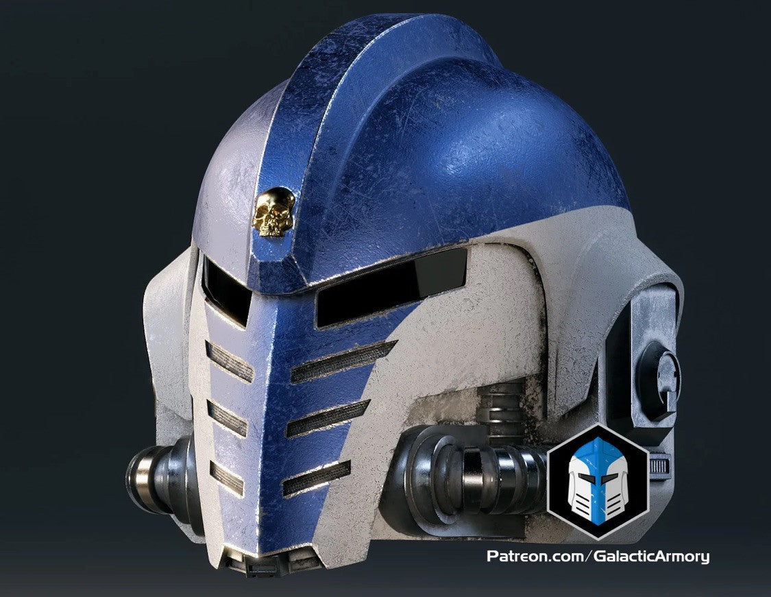 Warhammer 40K Galactic Armorer Helmet Cosplay DIY Maßstab 1:10