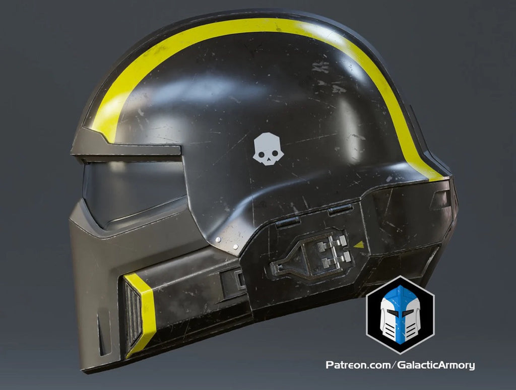 Helldivers 2 Helm B-01 Tactical Cosplay DIY Maßstab 1:17