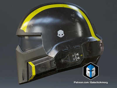 B01 Tactical Helm – Helldivers 2 Cosplay DIY Kit – Ansicht 8
