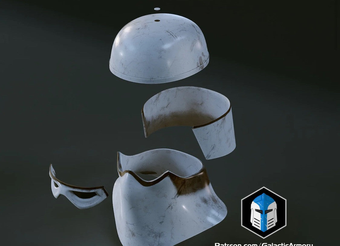 ESB Snowtrooper Helm Star Wars mit Gesichtsabdeckung Cosplay DIY Maßstab 1:11