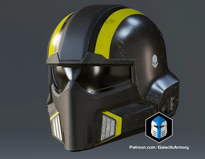 B01 Tactical Helm – Helldivers 2 Cosplay DIY Kit – Ansicht 7
