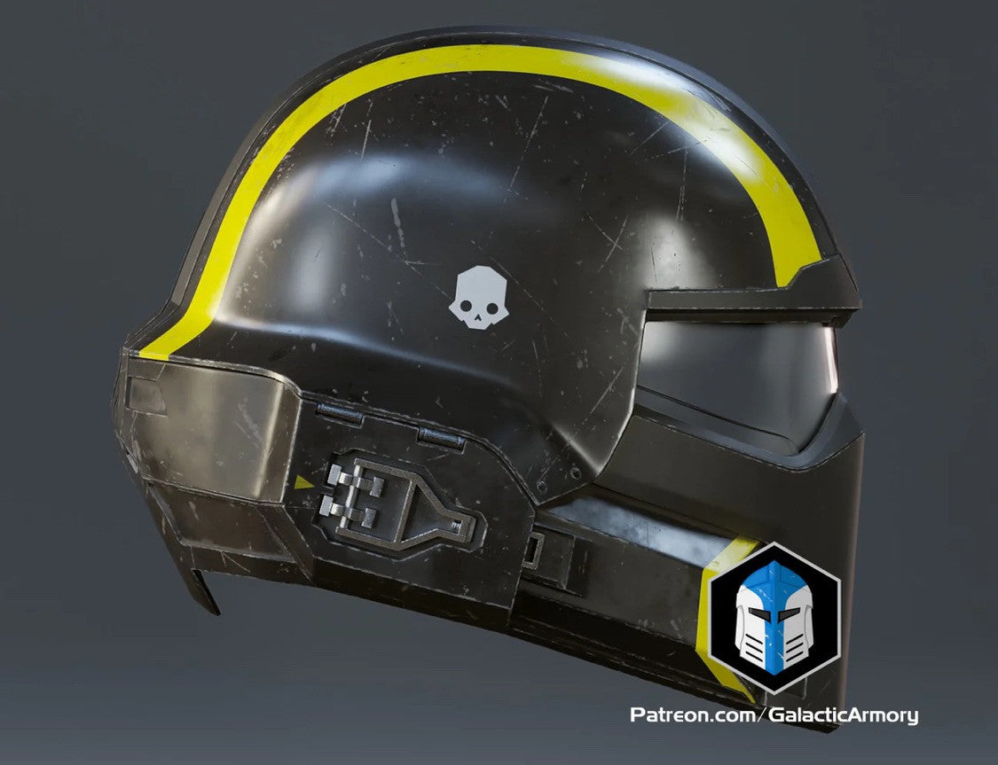 Helldivers 2 Helm B-01 Tactical Cosplay DIY Maßstab 1:19
